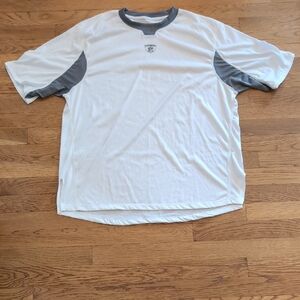 NFL White Gray Short Sleeve Tee Athletic Fit